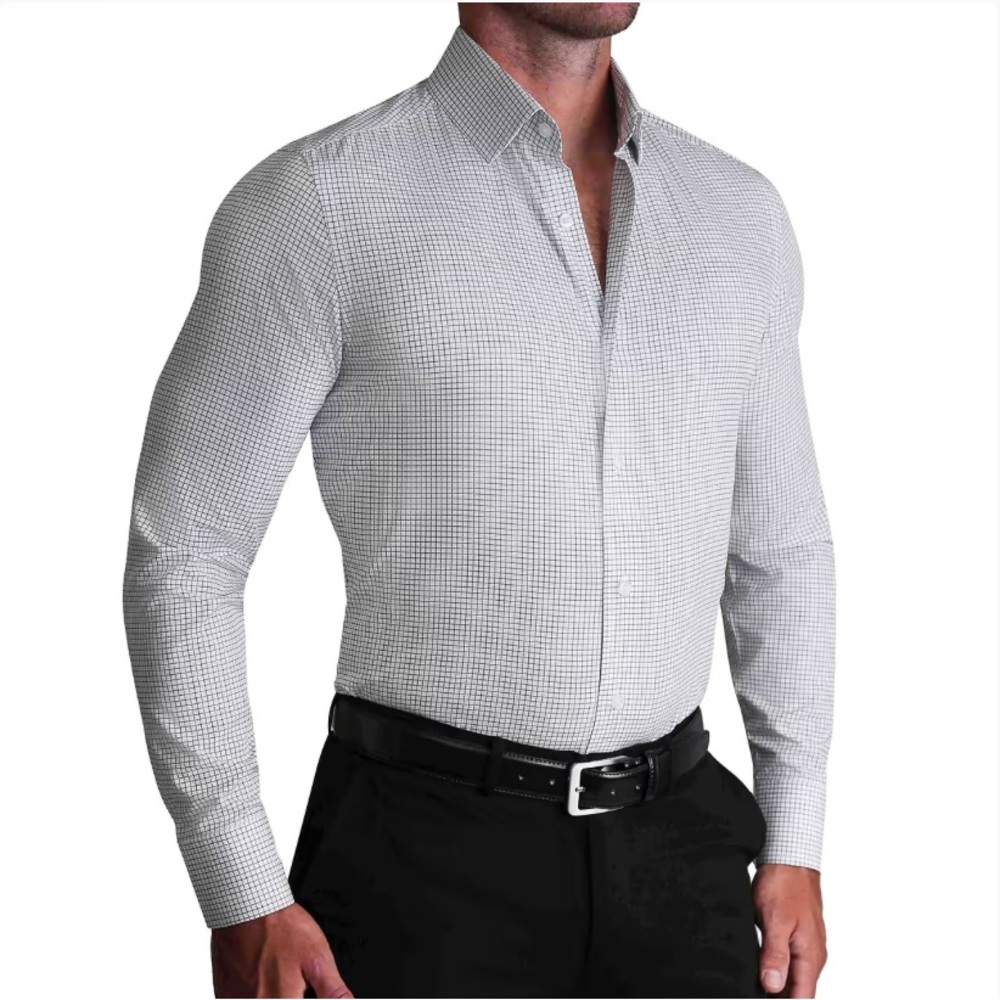 Men's Classic White Dress Shirt